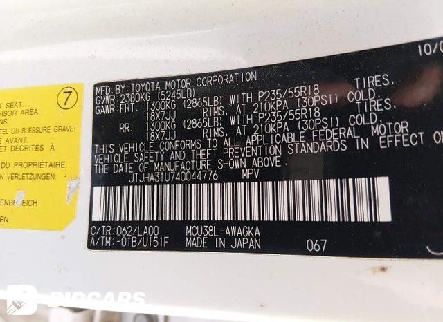 JTJHA31U740044776 2004 Lexus RX photo no. 9