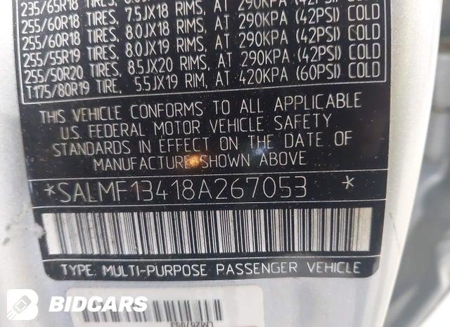 SALMF13418A267053 2008 Land Rover Range Rover photo no. 9