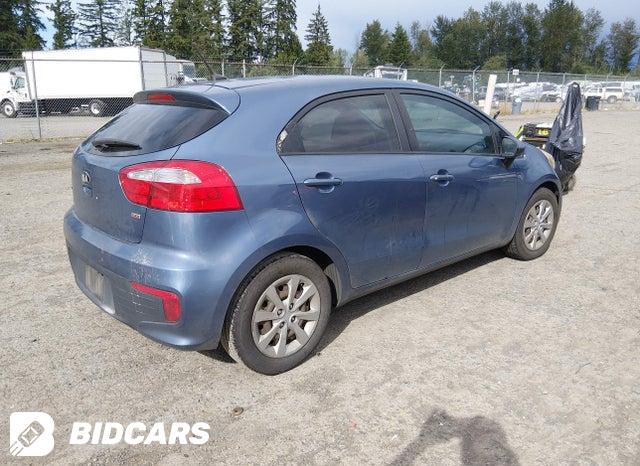 2016 KIA Rio — VIN KNADM5A30G6575456, şəkil 4