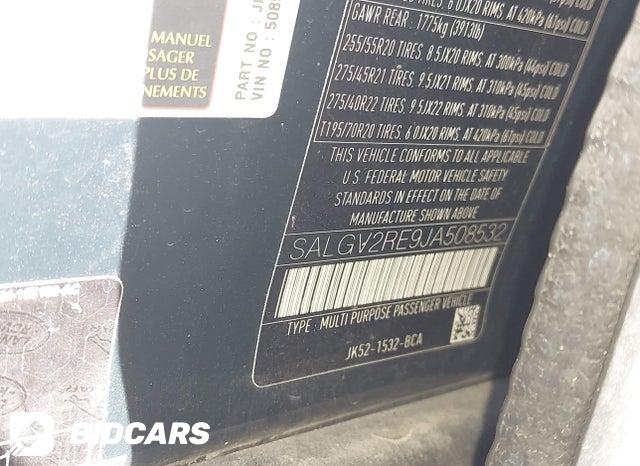2018 Land Rover Range Rover — VIN SALGV2RE9JA508532, фото 9