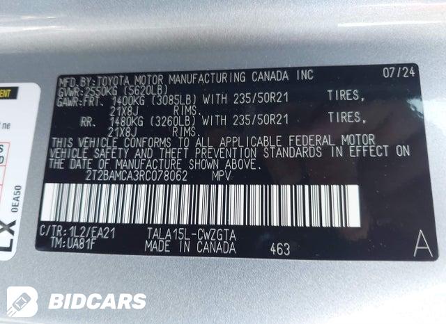 2T2BAMCA3RC078062 2024 Lexus RX photo no. 9