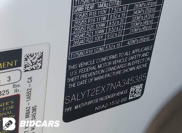 2022 Land Rover Range Rover — VIN SALYT2EX7NA345385, фото 9