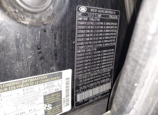 SALYL2RV4JA720815 2018 Land Rover Range Rover photo no. 9