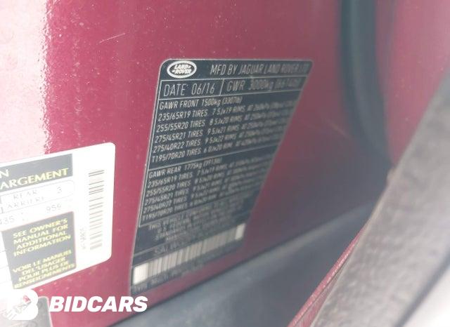 SALWG2PF8GA658805 2016 Land Rover Range Rover photo no. 9