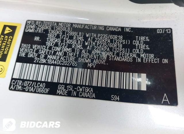 2T2BK1BA4DC202765 2013 Lexus RX photo no. 9