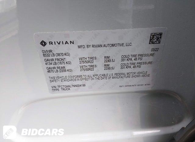 7FCTGAAL7NN004199 2022 Rivian R1T photo no. 9