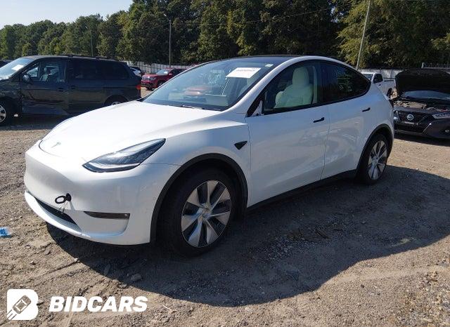 2022 Tesla MODEL Y — VIN 7SAYGDEE2NF362269, şəkil 2