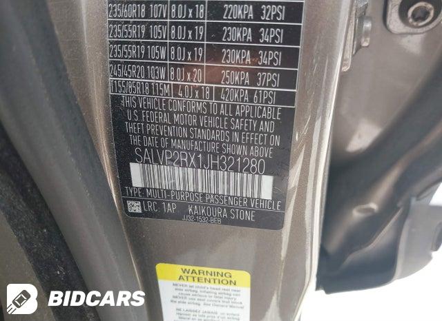 SALVP2RX1JH321280 2018 Land Rover Range Rover photo no. 9