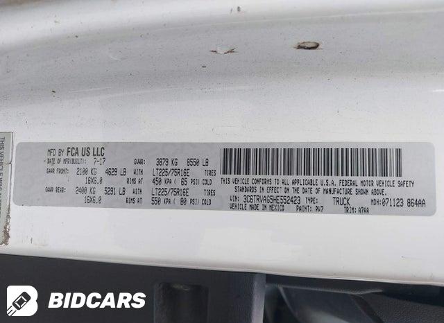 3C6TRVAG5HE552423 2017 RAM Promaster photo no. 9