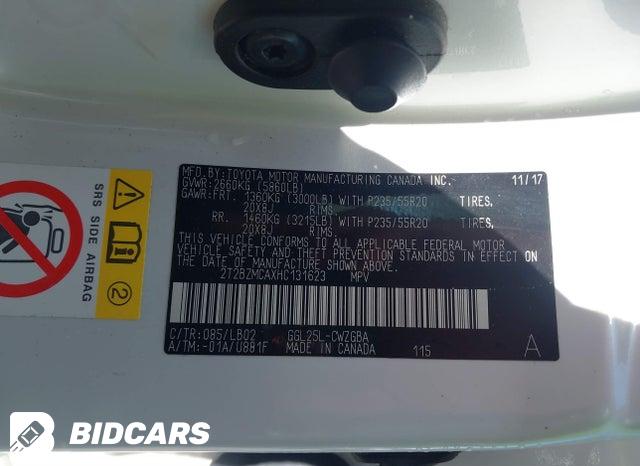 2017 Lexus RX — VIN 2T2BZMCAXHC131623, şəkil 9