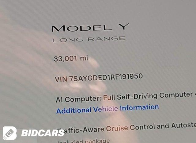 7SAYGDED1RF191950 2024 Tesla Model Y photo no. 15