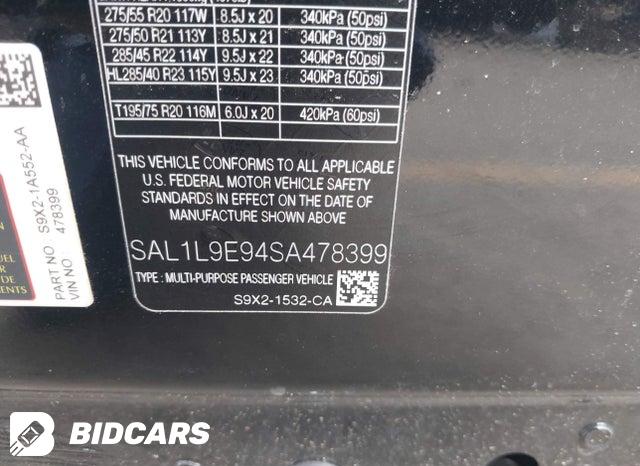 2025 Land Rover Range Rover — VIN SAL1L9E94SA478399, şəkil 9