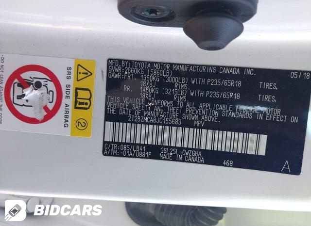 2T2BZMCA8JC155683 2018 Lexus RX photo no. 9