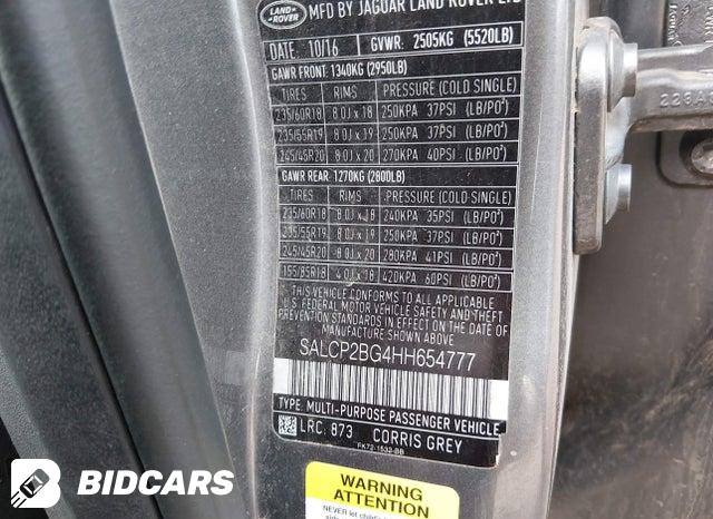 2017 Land Rover Discovery — VIN SALCP2BG4HH654777, фото 9