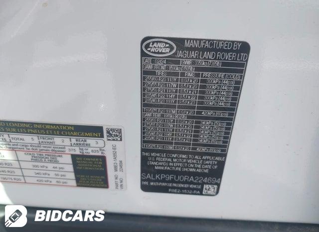 SALKP9FU0RA224694 2024 Land Rover Range Rover photo no. 9