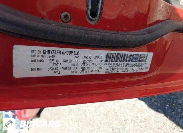 1D7RB1CPXBS554563 2011 RAM RAM 1500 photo no. 9