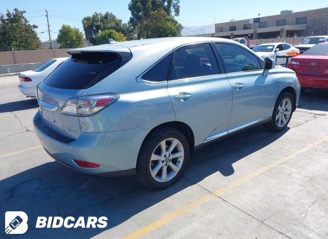 2T2ZK1BA4AC002608 2010 Lexus RX photo no. 4