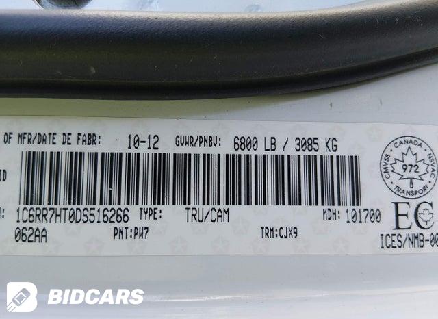 1C6RR7HT0DS516266 2013 RAM 1500 photo no. 9