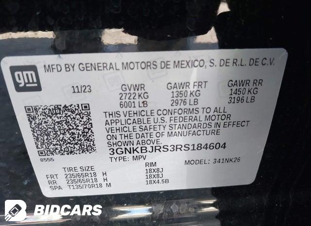 2024 Chevrolet Blazer — VIN 3GNKBJRS3RS184604, şəkil 9