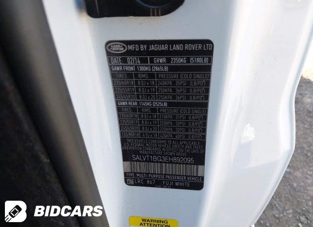 SALVT1BG3EH892095 2014 Land Rover Range Rover photo no. 9