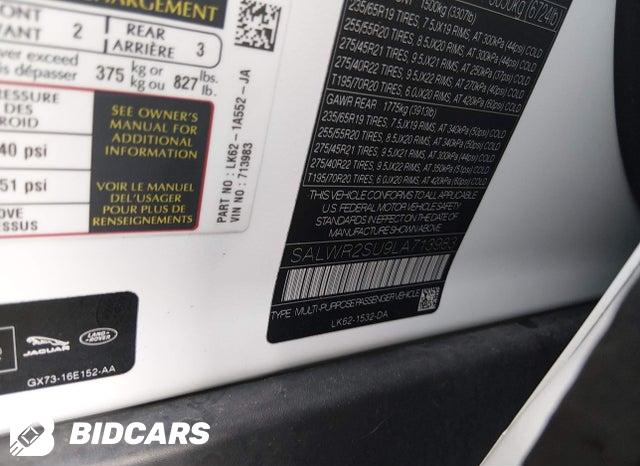 2020 Land Rover Range Rover — VIN SALWR2SU9LA713983, фото 9