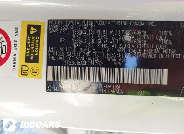 2T2ZK1BA6EC142004 2014 Lexus RX photo no. 9