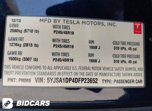 5YJSA1DP4DFP23652 2013 Tesla Model S photo no. 9