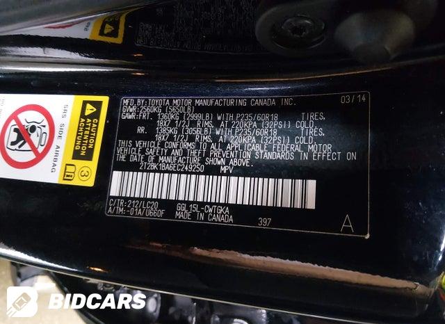 2T2BK1BA6EC249250 2014 Lexus RX photo no. 9