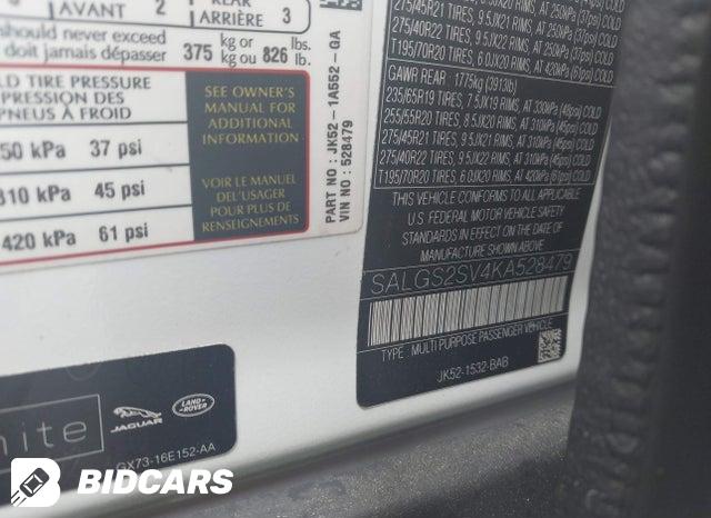 2019 Land Rover Range Rover — VIN SALGS2SV4KA528479, şəkil 9