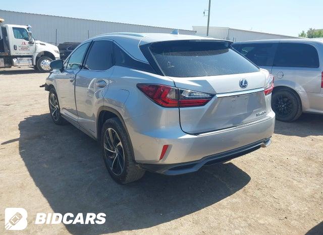 2017 Lexus RX — VIN 2T2BGMCA2HC018867, şəkil 3