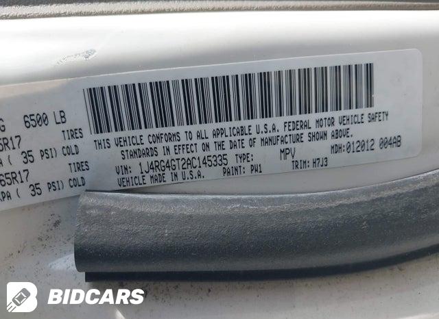 1J4RG4GT2AC145335 2010 Jeep Commander photo no. 9