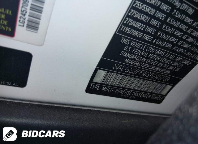 2016 Land Rover Range Rover — VIN SALGS2KF4GA245709, şəkil 9