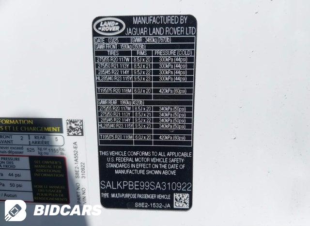 SALKPBE99SA310922 2025 Land Rover Range Rover photo no. 9