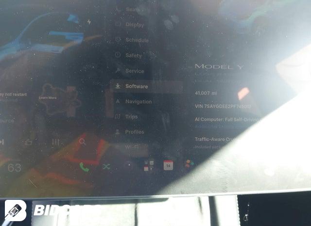 7SAYGDEE2PF745017 2023 Tesla Model Y photo no. 7