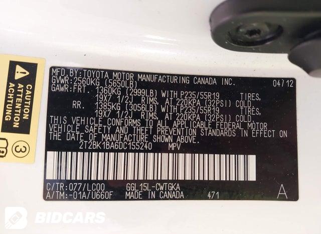 2T2BK1BA6DC155240 2013 Lexus RX photo no. 9