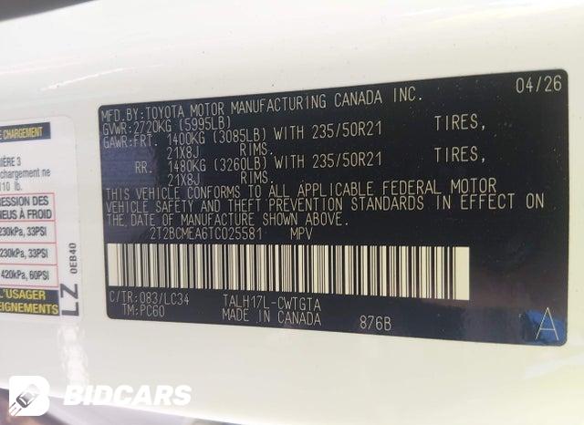 2026 Lexus RX — VIN 2T2BCMEA6TC025581, şəkil 9