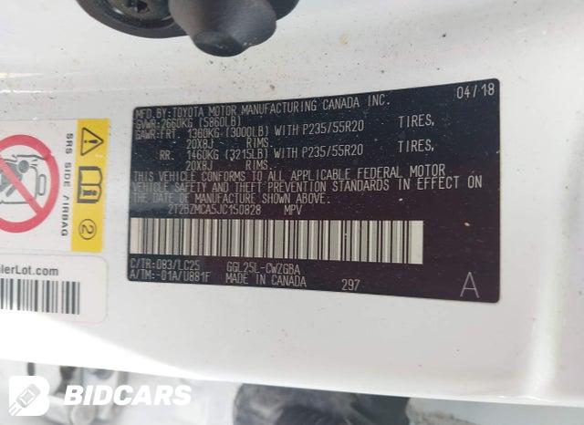 2T2BZMCA5JC150828 2018 Lexus RX photo no. 9