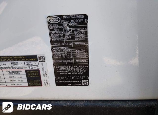 SALKPBE91RA234719 2024 Land Rover Range Rover photo no. 9