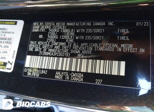 2023 Lexus RX — VIN 2T2BBMCA3PC003193, şəkil 9