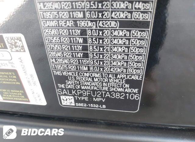2026 Land Rover Range Rover — VIN SALKP9FU2TA382106, şəkil 9