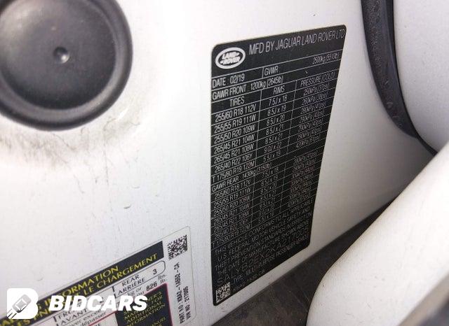 2019 Land Rover Range Rover — VIN SALYB2EX2KA217005, şəkil 9