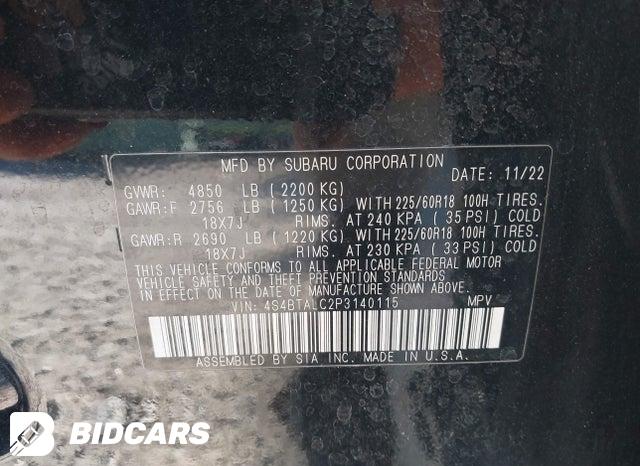 4S4BTALC2P3140115 2023 Subaru Outback photo no. 9