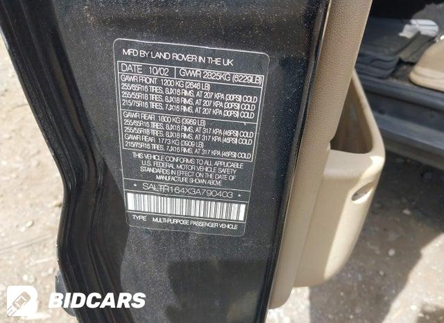 SALTR164X3A790403 2003 Land Rover Discovery photo no. 9