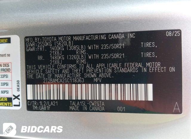 2025 Lexus RX — VIN 2T2BAMCA2SC118363, şəkil 9