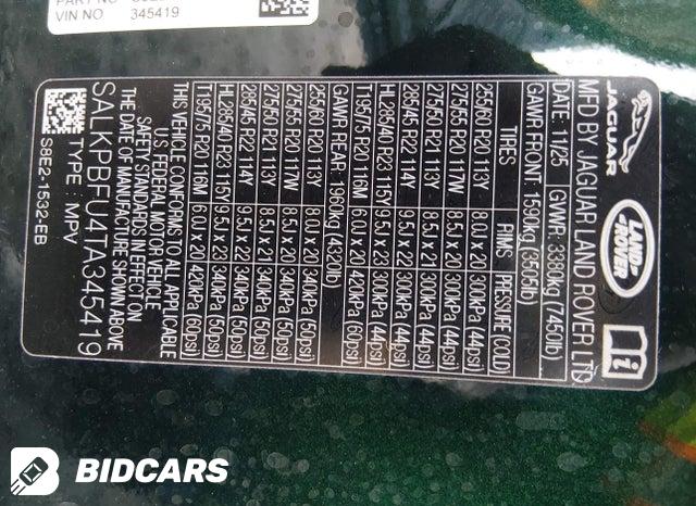 2026 Land Rover Range Rover — VIN SALKPBFU4TA345419, фото 9