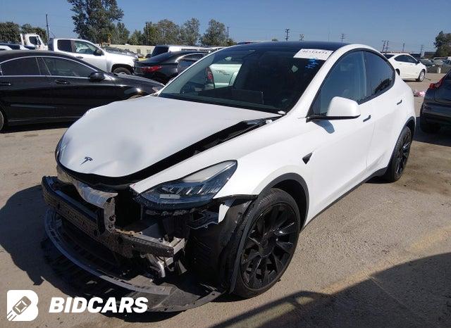 2022 Tesla MODEL Y — VIN 7SAYGDEE2NF436077, şəkil 2