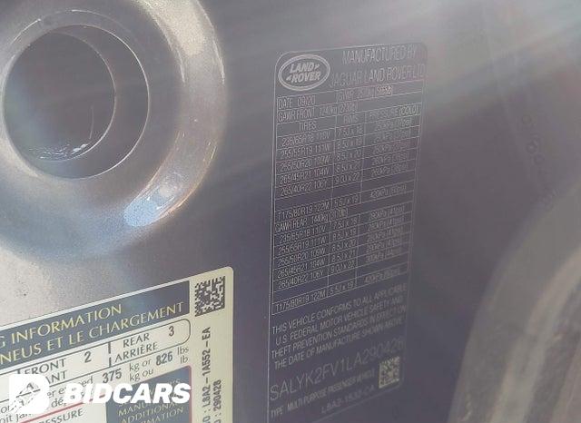2020 Land Rover Range Rover — VIN SALYK2FV1LA290428, şəkil 9