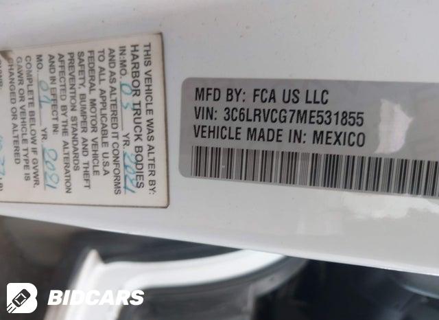 2021 RAM Promaster — VIN 3C6LRVCG7ME531855, şəkil 9