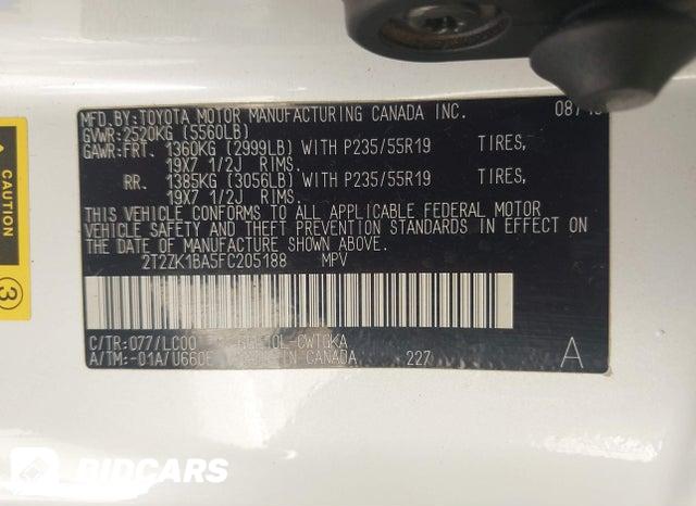2T2ZK1BA5FC205188 2015 Lexus RX photo no. 9