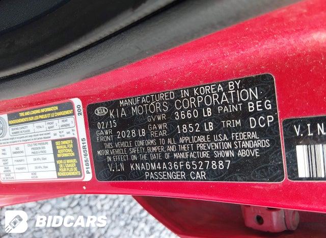 KNADM4A36F6527887 2015 KIA Rio photo no. 9
